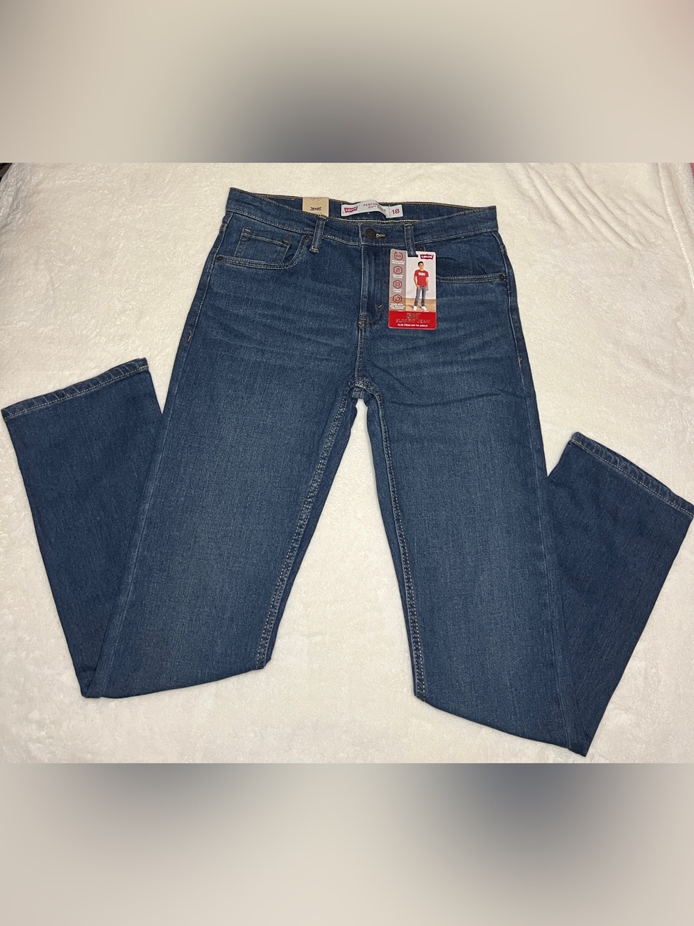 Classic Straight Fit boys Jeans - Dark Blue